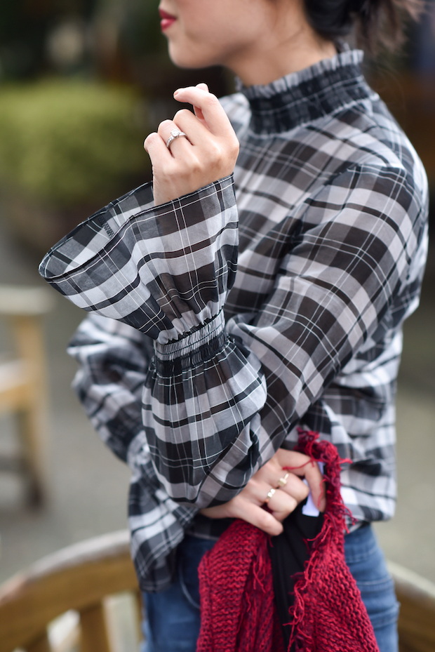 9to5chic-intermix-plaid-top-2