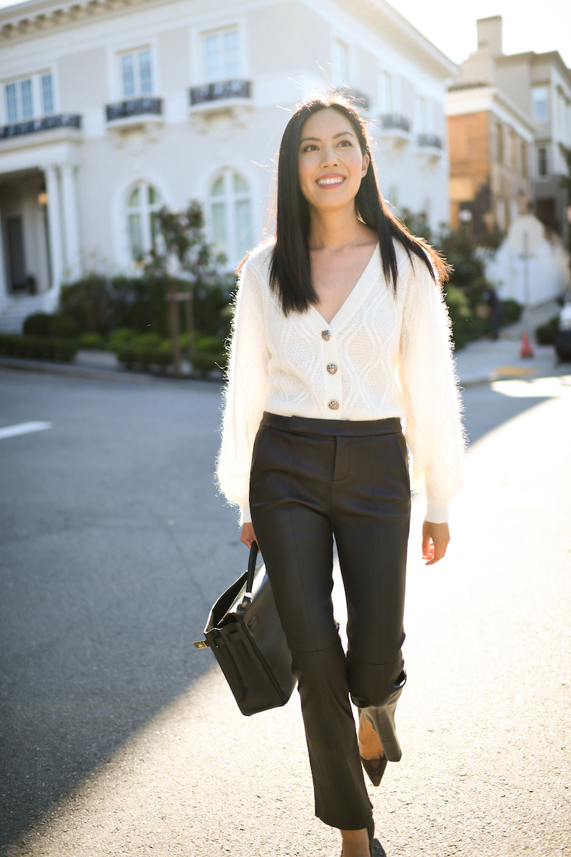 bloomingdales leather pants