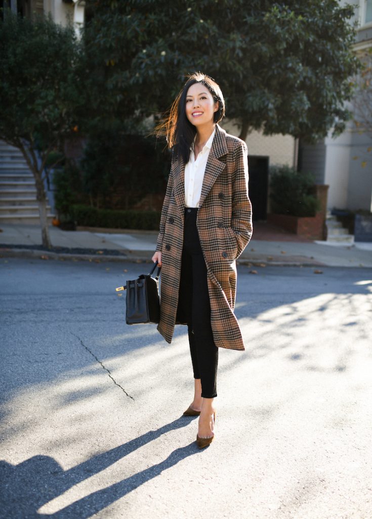Check Coat for Fall – 9to5chic