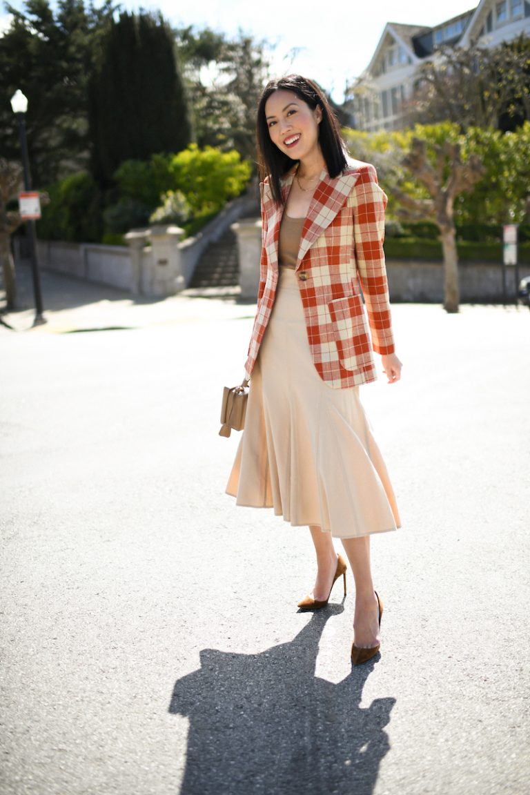 Rust-colored Plaid – 9to5chic