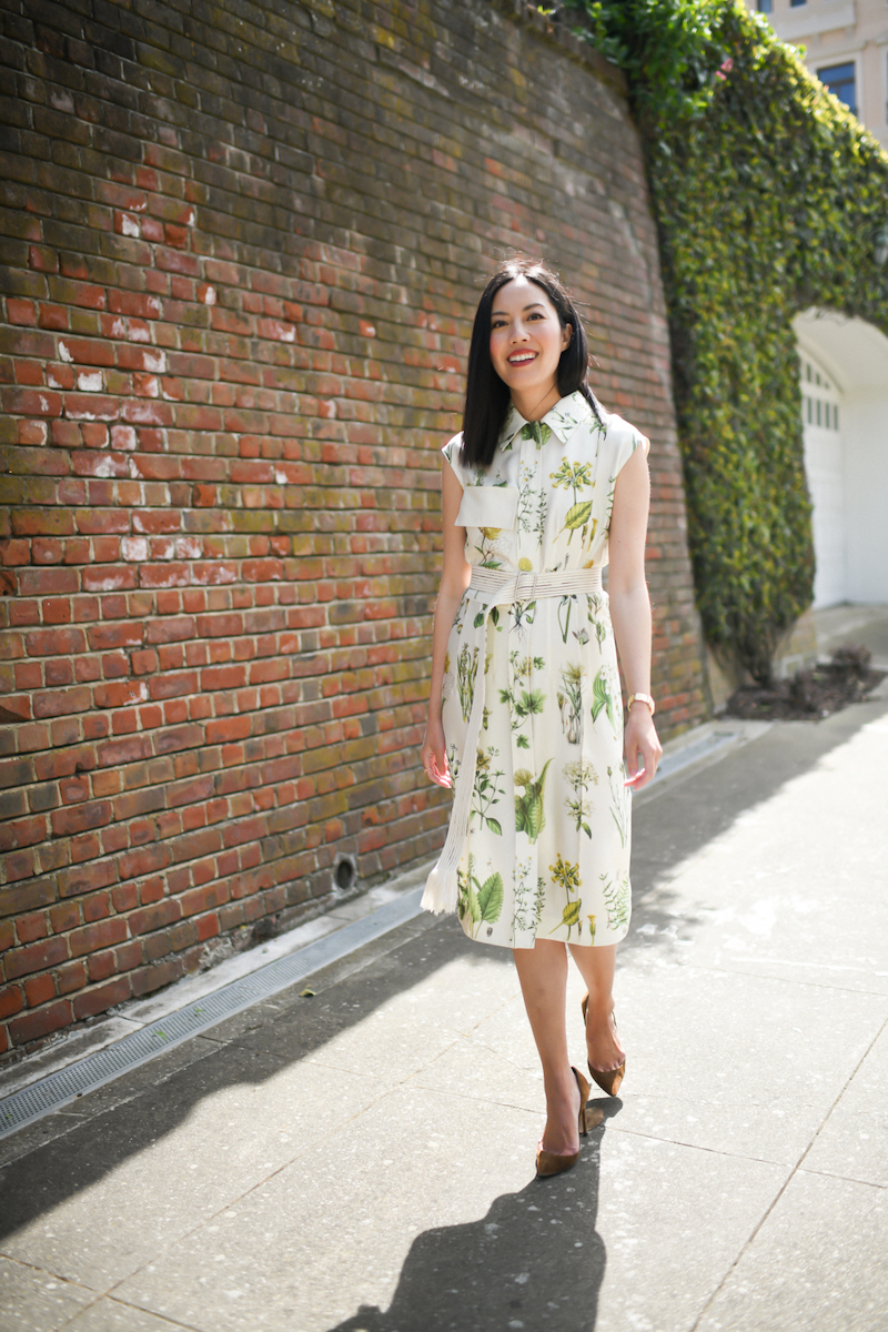 Floral shirtdress by Ferragamo