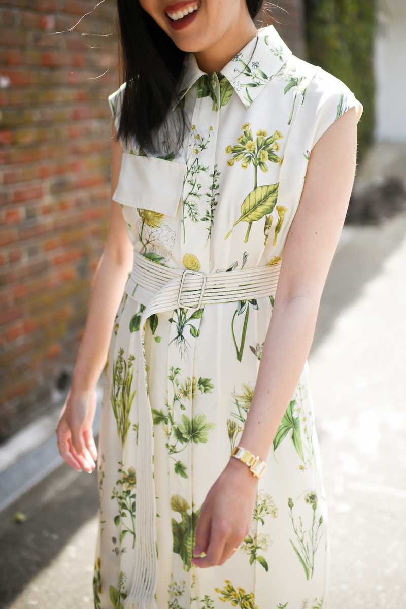 Floral shirtdress by Ferragamo