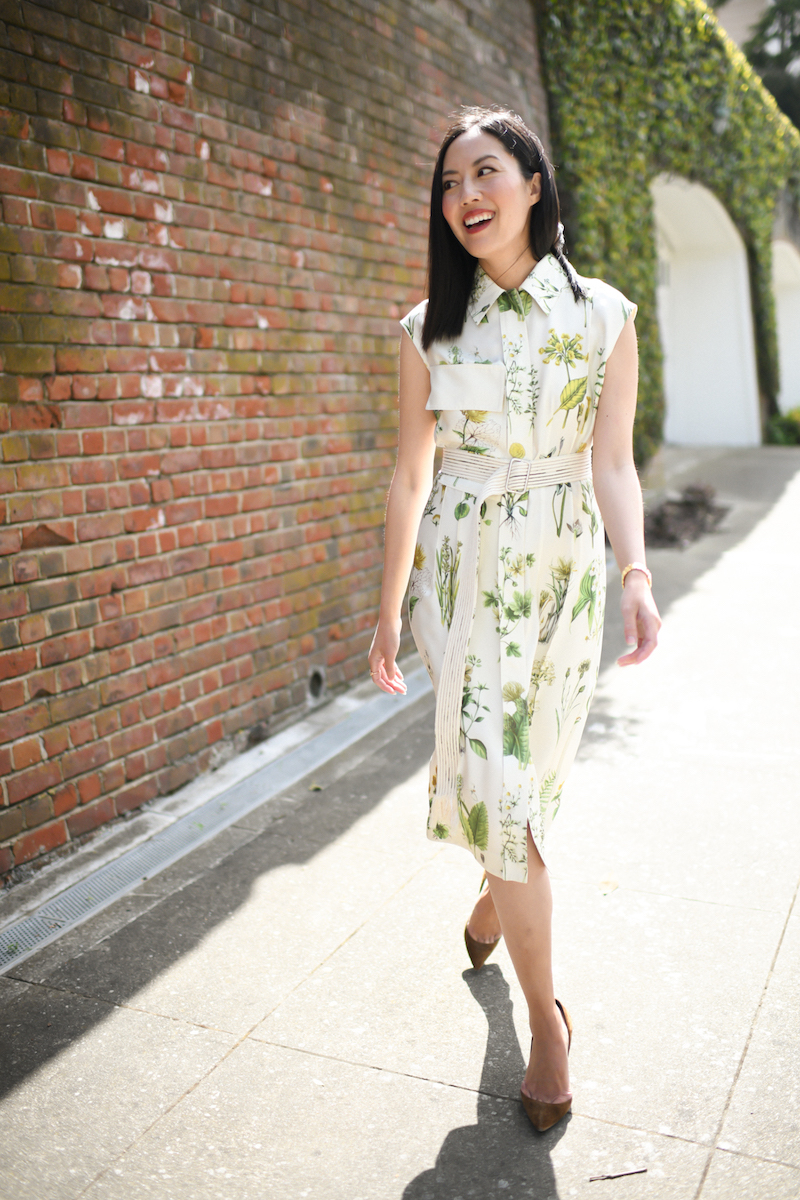 Floral shirtdress by Ferragamo