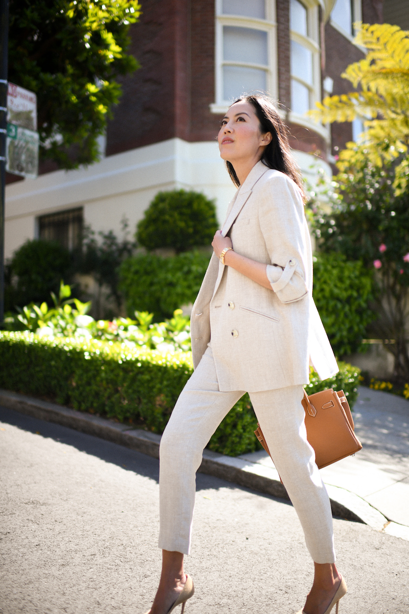 Linen Suit – 9to5chic